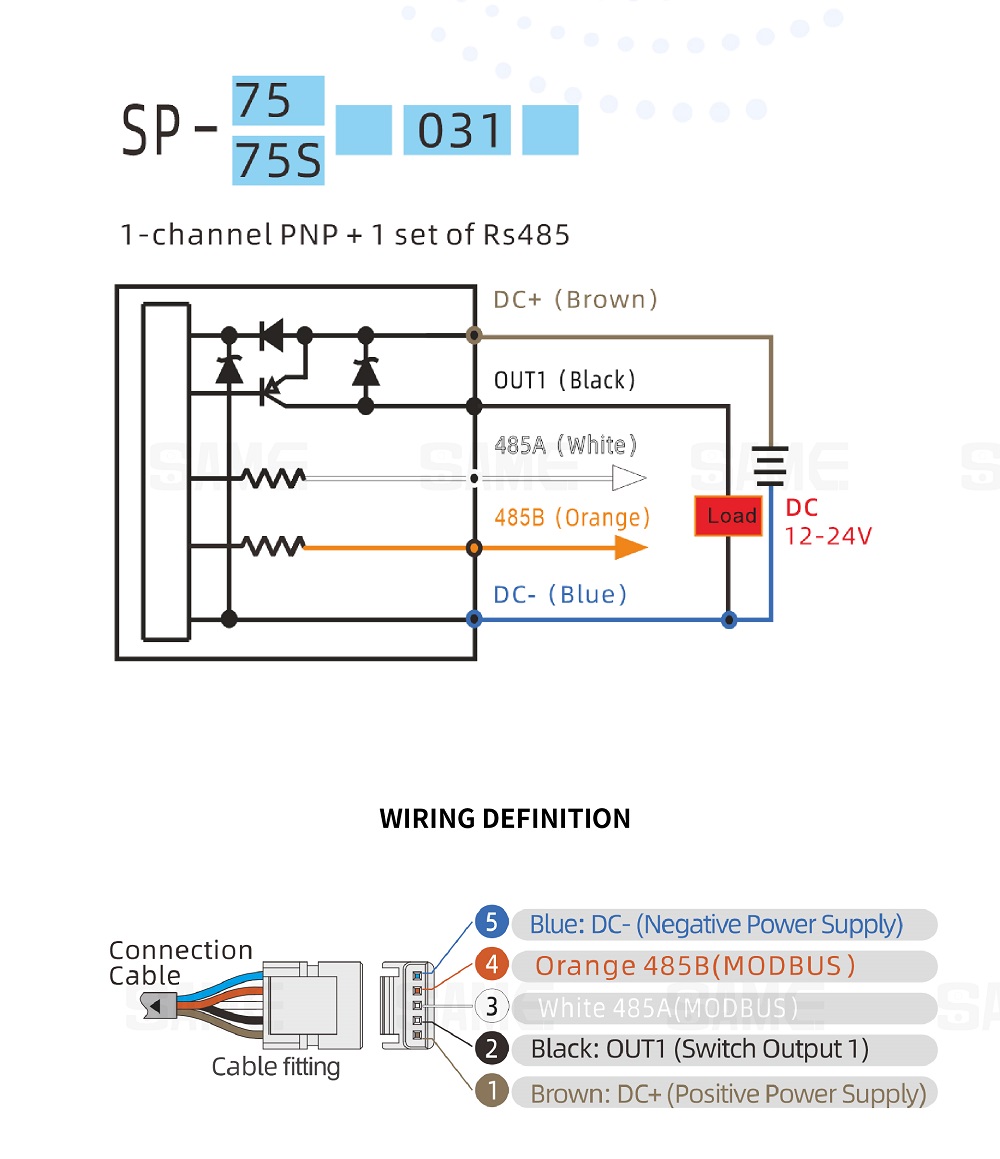 RS485 Output Digital Pressure Switch