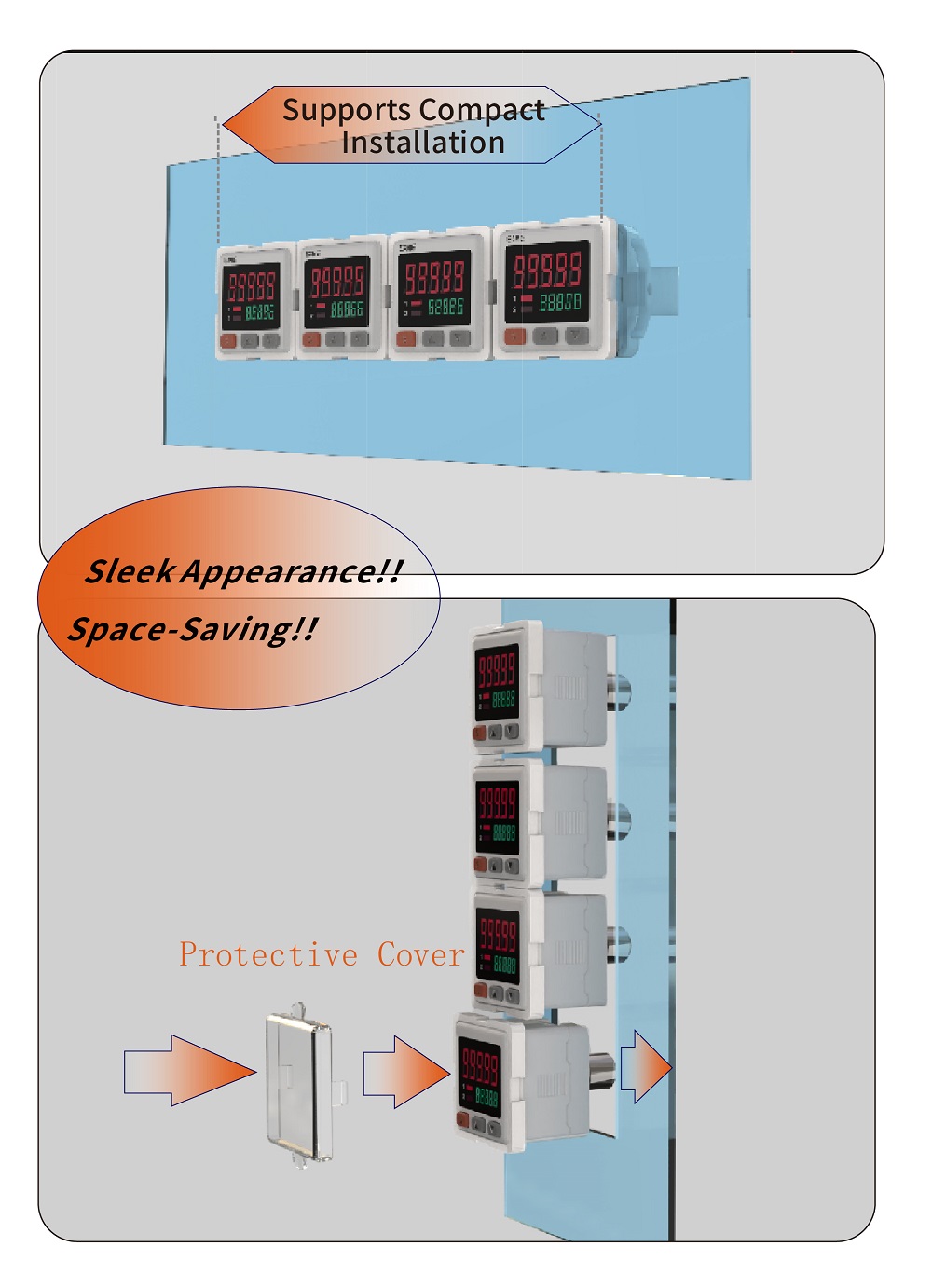 Pressure switch dimensions and mounting