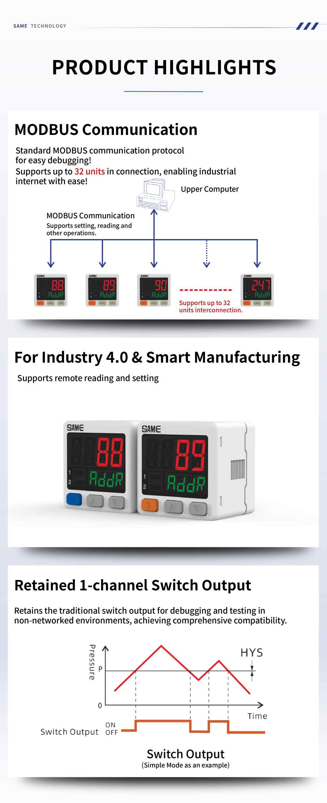 SP-15 Digital Pressure Switch