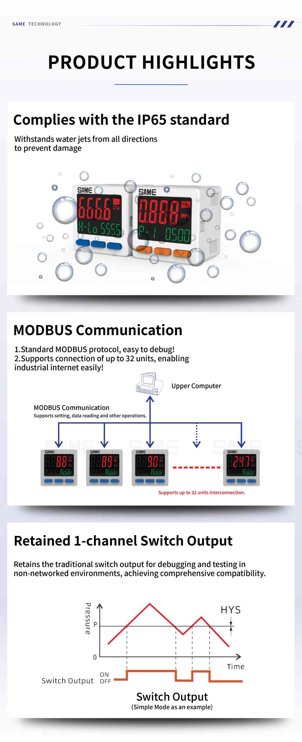 SP-25 Series Pressure Switch
